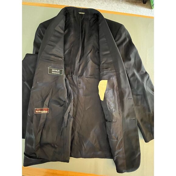 Baumler Men's Brown Blazer Size 40 Formal Two-Button - Picture 12 of 14